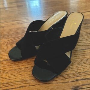 Kate Spade Black Wedge Heel